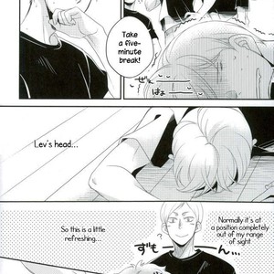 [Rinjin 8-gou (Rinko)] A Story about Lev who wants to be Petted by Yaku-san – Haikyuu!! dj [Eng] – Gay Manga sex 2