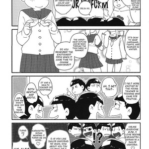 [Kurobutakoya/ Tondemo Buta Yarou] Osomatsu-san dj – Karamatsu’s Fashion Show [Eng] – Gay Manga sex 10