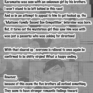 Gay Manga - [kurobutakoya/ tondemo buta yarou] Osomatsu-san dj – Matsuno Karamatsu wa hitori dake! [Eng] – Gay Manga