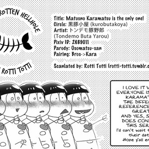[kurobutakoya/ tondemo buta yarou] Osomatsu-san dj – Matsuno Karamatsu wa hitori dake! [Eng] – Gay Manga sex 26