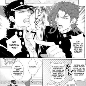 [Atsuyu] Ii Kara Damatte Ketsu o Dase – JoJo dj [Eng] – Gay Manga sex 4