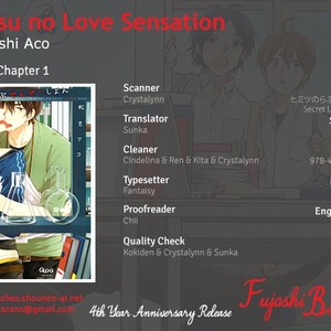 Gay Manga - [MATSUYOSHI Aco] Himitsu no Love Sensation [Eng] – Gay Manga