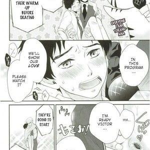 Gay Manga - [clona/  jounetsu mango] ikanaide! sonomama de!! – Yuri on Ice dj [Eng] – Gay Manga