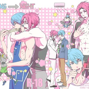 [Kahru] Morning ➞ Night – Free! dj [Eng] – Gay Manga sex 3