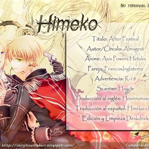 [Almagest (Amy)] Hetalia dj – After Festival [Spanish] – Gay Manga thumbnail 001