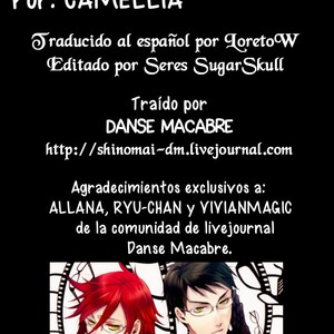 Gay Manga - [CAMELLIA] Kuroshitsuji dj – SecretXSecret [Spanish] – Gay Manga