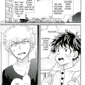 Gay Manga - [bb (ume)] Jock and Nerd and Living Together – Boku no Hero Academia dj [Eng] – Gay Manga