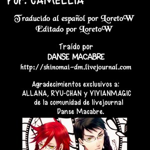 [CAMELLIA] Kuroshitsuji dj – Temperature [Spanish] – Gay Manga sex 2