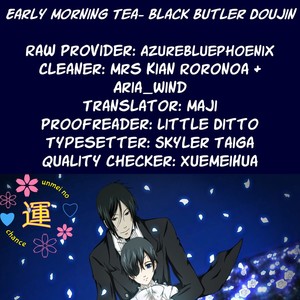 Early Morning Tea â€“ Black Butler dj [Eng] - Gay Manga - HD Porn Comics