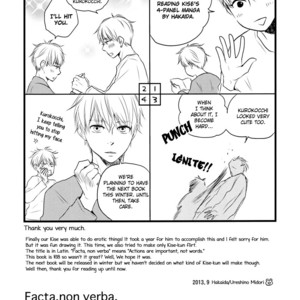 [Hakaider] Kuroko no Basuke dj – Facta, Non Verba [Eng] – Gay Manga sex 29