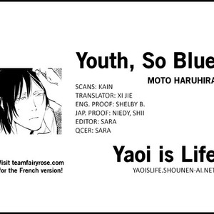 [MOTO Haruhira] Youth, So Blue [Eng] – Gay Manga thumbnail 001