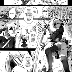[Kuromisakaijou (Ikezaki Misa)] Ningyou Yuugi – NieR:Automata dj [Eng] – Gay Manga sex 3