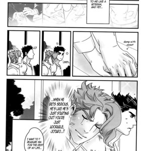 [Ondo (Nurunuru)] How We Kind of Crossed a Line When We Shared a Room and Turned from Comrades to Lovers – JoJo dj [Eng] – Gay Manga sex 27