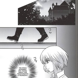 [NUM] Kimi to Hitomi de Miru Sekai – Attack on Titan dj [Eng] {DemonnPrincess} – Gay Manga thumbnail 001