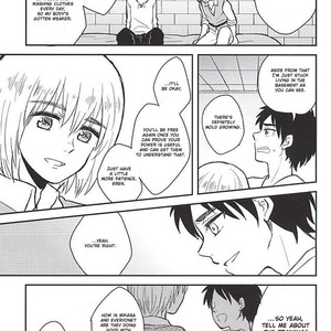 [NUM] Kimi to Hitomi de Miru Sekai – Attack on Titan dj [Eng] {DemonnPrincess} – Gay Manga sex 5