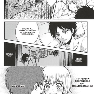 [NUM] Kimi to Hitomi de Miru Sekai – Attack on Titan dj [Eng] {DemonnPrincess} – Gay Manga sex 12