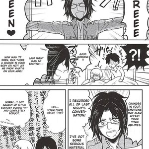 [NUM] Kimi to Hitomi de Miru Sekai – Attack on Titan dj [Eng] {DemonnPrincess} – Gay Manga sex 25