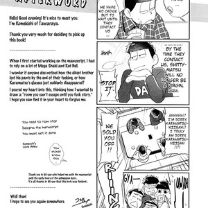 [Tawaraya/ Komekichi] Osomatsu-san dj – Tonikaku imasugu SEX shitai [Eng] – Gay Manga sex 25