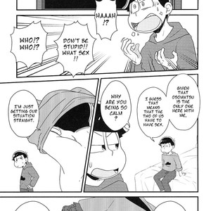 [Kani no kandzume/ Kiyohiko] Osomatsu-san dj – SEX shinai to de rarenai heya! [Eng] – Gay Manga sex 10
