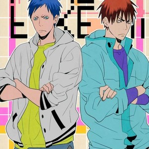 Gay Manga - [Konketsu-Dopamine] Fake It!! Fake It!! – Kuroko no Basuke dj [Eng] – Gay Manga