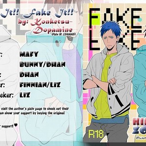 [Konketsu-Dopamine] Fake It!! Fake It!! – Kuroko no Basuke dj [Eng] – Gay Manga sex 18