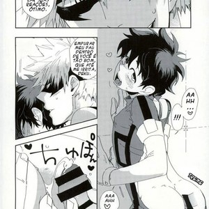 [Nasuo] It doesn’t mean that I said Don’t take off combat clothes. – My Hero Academia dj [PT] – Gay Manga sex 14