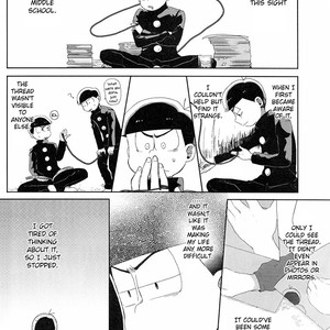 [Tamagoyaki fuumi/ Yakitama] Osomatsu-san dj – Matsuno-ka jinan Matsuno Karamatsu wa akai ito o mita koto ga nai [Eng] – Gay Manga sex 5