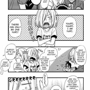 [Mitsuno Hachi (posy)] Watashi no atarashiku dekita ototo wa totemo kawaIdesu! – Yuri on Ice dj [Eng] – Gay Manga sex 7