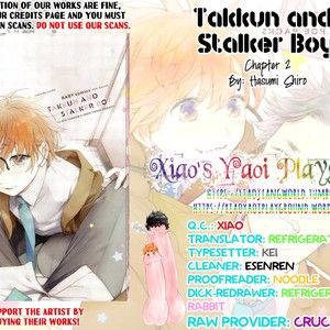 [HASUMI Shiro] Takkun to Stalker Danshi – Kyou wa Takkun no Tissue o Tabemashita [Eng] – Gay Manga sex 72