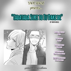 [TOKITA Honoji] Tadatada Suki to Iu Dake de [Eng] – Gay Manga sex 44