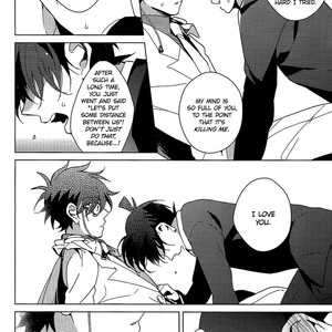 [Prism (Shino)] Kyou mo Kimi to Jouzu ni Sayonara ga Dekinai – Detective Conan dj [Eng] – Gay Manga sex 23