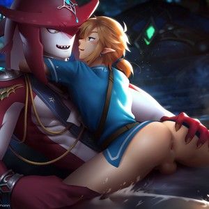 [Homri] Link and Sidon Prince (The Legend of Zelda) – Gay Manga sex 19