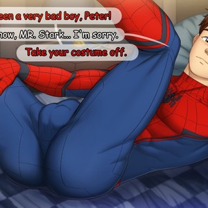 [Suiton] Spiderman – Pleasing Mr. Stark 2 – Gay Manga sex 2