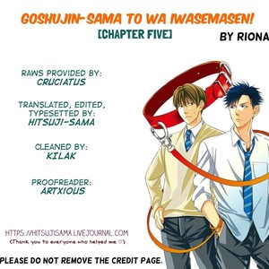 [Riona] Goshujinsama to wa Iwasemasen! [Eng] – Gay Manga sex 142