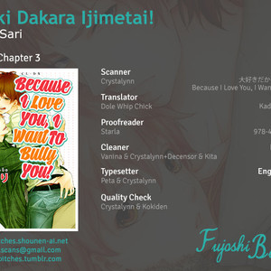 [AOMOTO Sari] Daisuki dakara Ijimetai! (update c.4) [Eng] – Gay Manga sex 75
