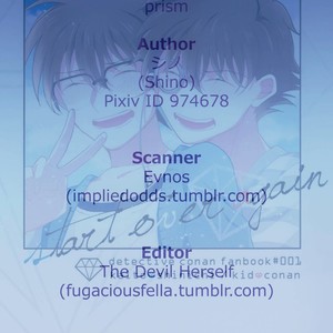 [prism/ shino] Start Over Again – Detective Conan dj [Eng] – Gay Manga sex 31