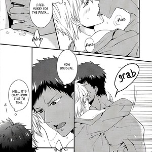[VAL/ Sahara] Kuroko no Basket dj – Aomine-kun wa Mate ga Dekinai [Eng] – Gay Manga sex 11