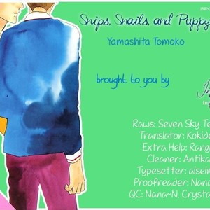 Gay Manga - [YAMASHITA Tomoko] Snip, Snail & Dog Tail [Eng] – Gay Manga