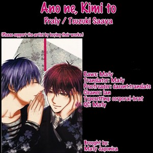 [Praly/ Tsuzuki Saaya] Kuroko no Basket dj – Ano ne, Kimi to [Eng] – Gay Manga thumbnail 001