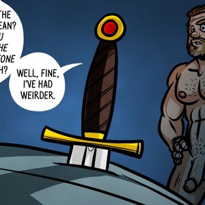 [Randy Meeks (randyslashtoons)] King Arthur Legend of the Sword [Eng] – Gay Manga sex 2