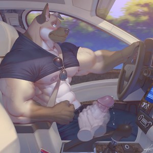 [Raccoon21] Car – Gay Manga sex 7