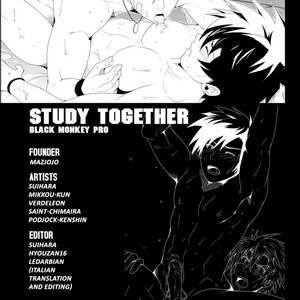 [Black Monkey Pro] Study Together: Story + CG [It] – Gay Manga sex 32