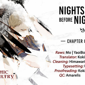 [Natsume Kazuki] Nights before Night (update c.5+6) [Eng] {SDS} – Gay Manga thumbnail 001
