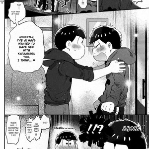 [Momoiro-netsuduki (Kisaki Nana)] Honne to Tatemae – Osomatsu-san dj [Eng] – Gay Manga sex 7