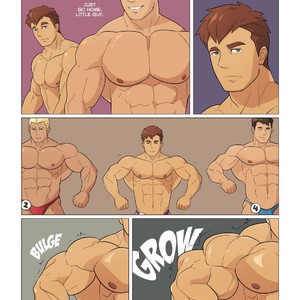 [Zephleit] Muscle Growth Comic [Eng] – Gay Manga sex 16