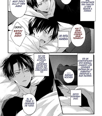 [UNAP! Maine] El niño insoportable y el adulto cabeza dura – Shingeki no Kyojin dj [Esp] – Gay Manga sex 9