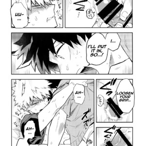[Kometubu (Rittiri)] The Battle Between Sick Kacchan and Me (Kazehiki Kacchan to Boku no Koubou-sen) – Boku no Hero Academia dj [Eng] – Gay Manga sex 15