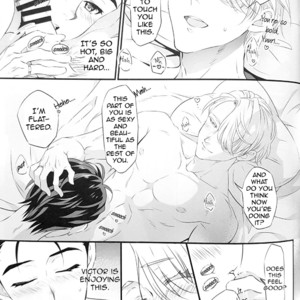 [Shibainu Lab (hori)] Yubisaki kara hachimitsu – Yuri!!! on Ice dj [Eng] – Gay Manga sex 14