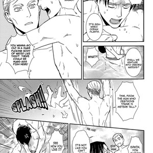 [Sagawa Miku] Shingeki no Kyojin dj – The sea,clear skies, and two guys [Eng] – Gay Manga sex 9
