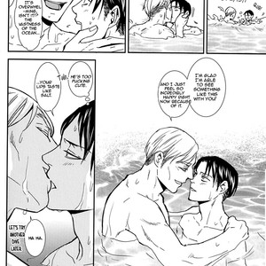 [Sagawa Miku] Shingeki no Kyojin dj – The sea,clear skies, and two guys [Eng] – Gay Manga sex 12